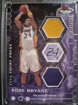 2007 Topps SC Full Court Press Kobe Bryant Dual 2 Color Game Worn Jersey /199! front