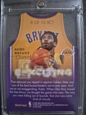 1999-00 Skybox EX E-xciting Kobe Bryant #8 XCT back
