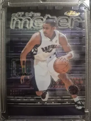 2000 Topps Finest Off The Meter KOBE BRYANT & VINCE CARTER back