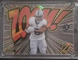 2023 Panini Zenith - Zoom! Josh Jacobs #16 front