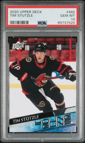 2020 Upper Deck Tim Stutzle front