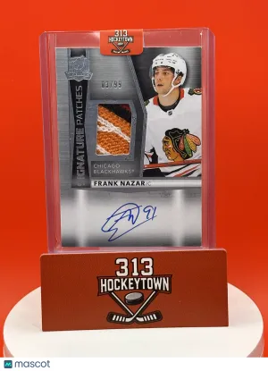 2024 Upper Deck The Cup Signature Patches Frank Nazar 03/99 Patch front