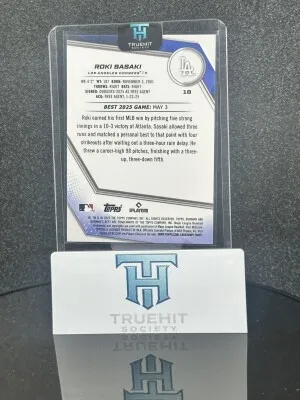 2025 Bowman's Best Roki Sasaki #18 RC back
