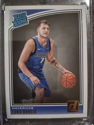 2018-19 Donruss Luka Doncic Rated Rookie front