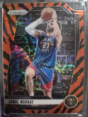 2024-25 Jamal Murray Prizm Tiger Stripe Parallel front