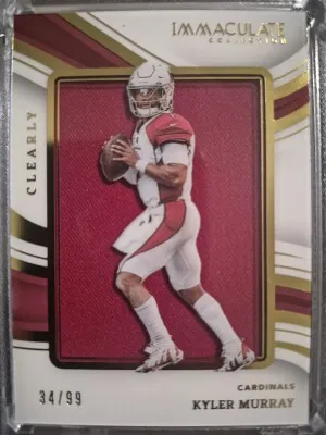 2023 Panini Immaculate Collection - Memorabilia Kyler Murray 34/99 front