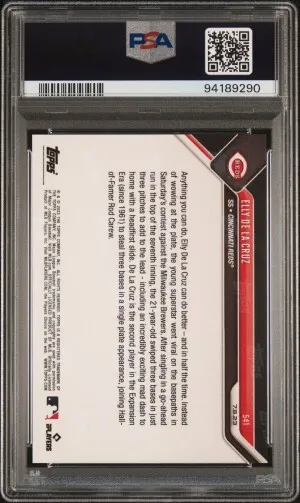 2023 Topps Now Elly De La Cruz back