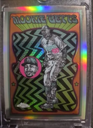 2025 Topps Chrome - Ultra Violet All Stars Mookie Betts #UV6 front