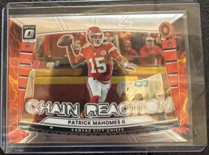 2025 Optic Chain Reactions-Patrick Mahomes front