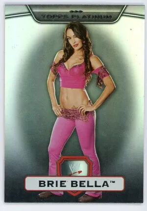2010 Topps Platinum WWE #123 Brie Bella front