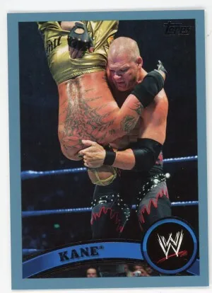2011 Topps WWE #67 Kane Blue 1279/2011 front
