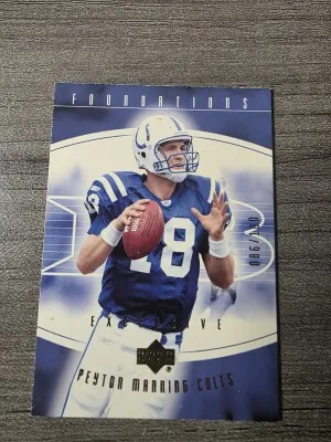 2004 Upper Deck Peyton Manning Foundations /100 front
