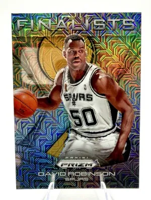 2024-25 Panini Prizm Finslists DAVID ROBINSON Silver Mojo /25 front