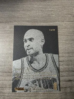 1996 Skybox Grant Hill Natural Born Thrillers back