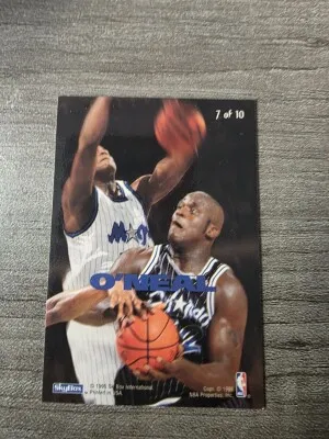 1995 Skybox Shaquille O'Neal Ntense back