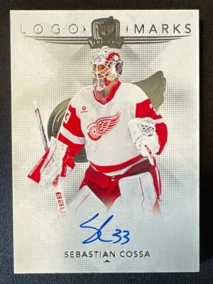 2024-25 The Cup Sebastian Cossa Rookie Logo Marks Auto front