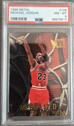 1996 Metal Michael Jordan front