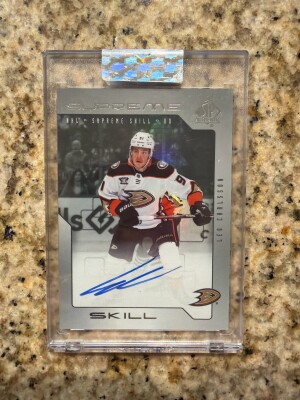 2023 Clear Cut Leo Carlsson Supreme Skill Rookie Auto front