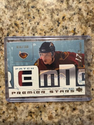 Upper Deck Premier Ilya Kovalchuk Patch /100 front