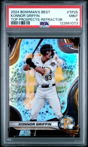 2024 Bowman's Best Top Prospects Konnor Griffin Top Prospects-Refractor front