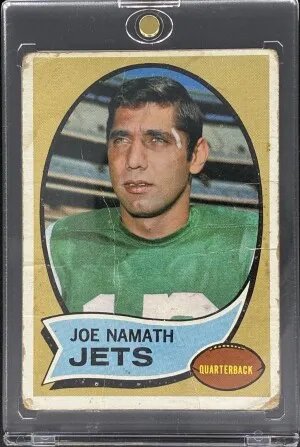 1970 Topps Joe Namath #150 front