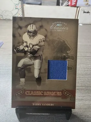 2006 Donruss Classics Barry Sanders Patch /250 front
