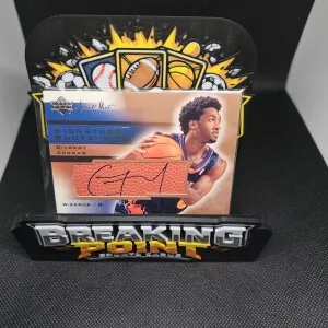 2003-04 Upper Deck Sweet Shot Signature Shots Gilbert Arenas #GA Auto 0c3 front