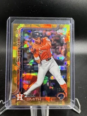 2025 Topps Chrome Update Sapphire Cam Smith Gold #/50 front