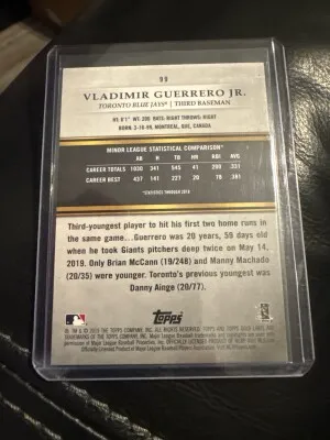 2019 Topps Gold Label Vladimir Guerrero Jr. Class 2 #/50 back