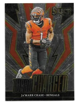 2023 Select Turbocharged #TUR-JCH Ja'Marr Chase - Cincinnati Bengals front