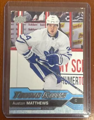 Damaged Auston Matthews Young Guns front