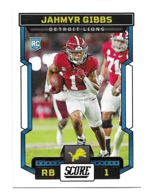 2023 Score #316 Jahmyr Gibbs (RC) - Detroit Lions front