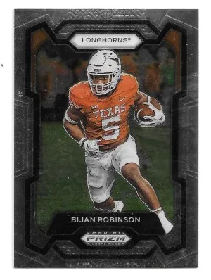 2024 Panini Prizm Draft Picks #14 Bijan Robinson - Atlanta Falcons front