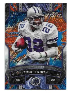 2024 Topps Resurgence Blue & Orange Spark #24 Emmitt Smith - Dallas Cowboys front