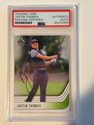 SP Authentic Justin Thomas Auto front