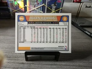 2008 Topps Chrome Allen Iverson Refractor back