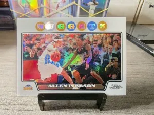 2008 Topps Chrome Allen Iverson Refractor front