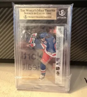 2020-21 Upper Deck Artemi Panarin Clear Cut Parallel BGS 9.5 back