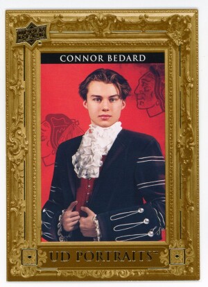 2023-24 Upper Deck #P60 Connor Bedard UD Portraits front