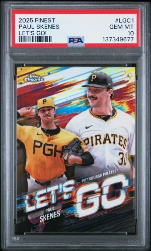 2025 Topps Finest Let's Go! Paul Skenes