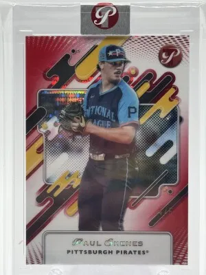 2025 Topps Pristine Paul Skenes Red #285 #4/5 SSP Sealed Case