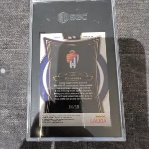 2024-25 Panini Select La Liga #76 Lucas Rosa Gold Mojo Prizm 4/10 back