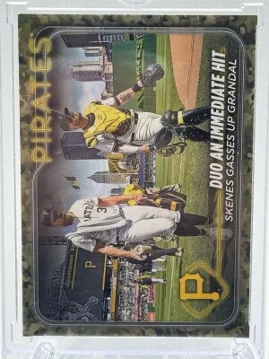 2024 Topps Update #US160 Duo Grandal ( Grandal / Paul Skenes) Camo # 12/25