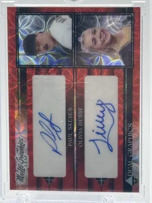 2023 Leaf Eclectic - Red Kaleidoscope #MDG-22 Paul Skenes / Olivia Dunne # 1/4
