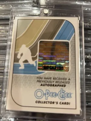 2008-09 WAYNE GRETZKY O-PEE-CHEE LEGENDS AUTOGRAPHS #584 Buyback AUTO On Card back