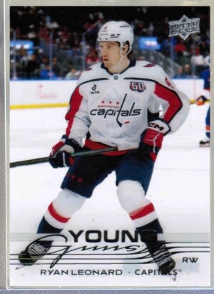 RYAN LEONARD YOUNG GUNS CLEAR CUT #238 - 2025-26 Upper Deck Series 1 front
