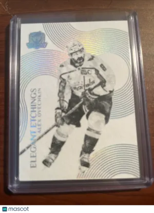 Alex Ovechkin Elegant Etchings 163/199 - 2024-25 UD The Cup Washington Capitals front