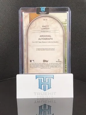 2025 Topps Museum Collection Rhett Lowder #AA-RL RC back