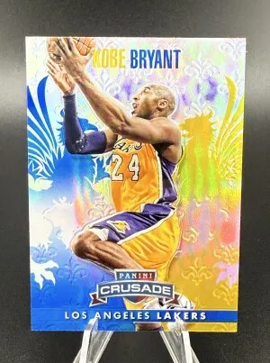 2013-14 Panini Crusade Kobe Bryant Blue 108 front