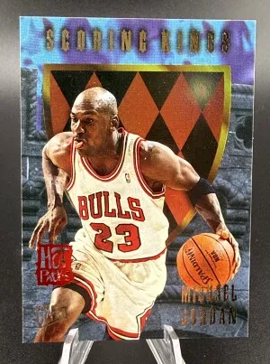 1995-96 Fleer Ultra Scoring Kings #4 Hot Packs Michael Jordan front